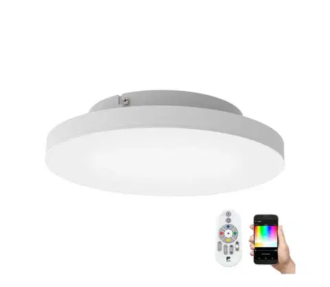 Svietidlá Eglo 99118 - LED RGB Stmievateľné stropné svietidlo TURCONA-C LED/15W/230V + DO 99118