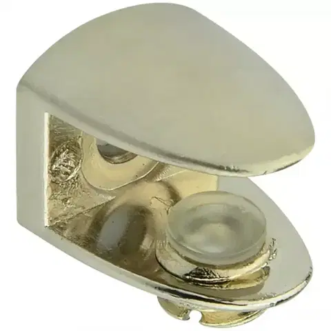 Konzola pod policu Podpierka Na Sklo 6-10mm Nykel Matny