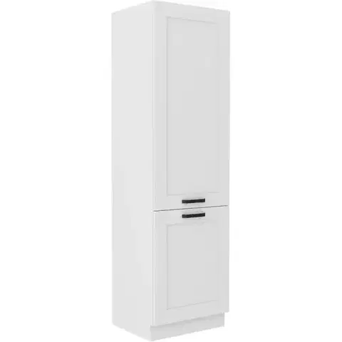 Kuchynské skrinky stojace Kuchynská skrinka LUNA biela mat/biela 60lo-210 2f