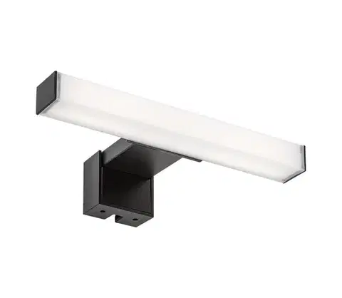 Kúpeľňové zrkadlá Rabalux 75050 - LED osvetlenie kúpeľňového zrkadla OLIRO LED/4W/230V IP44 20 cm čierne 75050