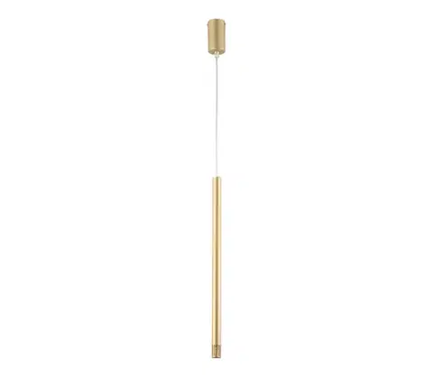 Svietidlá  Luster na lanku STALACTITE LASER 1xG9/2,5W/230V zlatá 33227