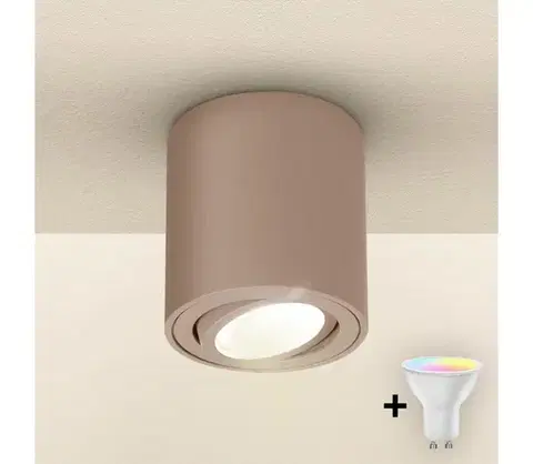 Svietidlá BRILAGI - LED RGBW stmievateľné bodové svietidlo MIA 1xGU10/4,8W/230V 84x80 mm béžová BG2280+AI2382