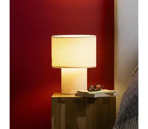 Lampy Brilliant - Stolná lampa TEDDY 1xE27/25W/230V krémová 60160/09