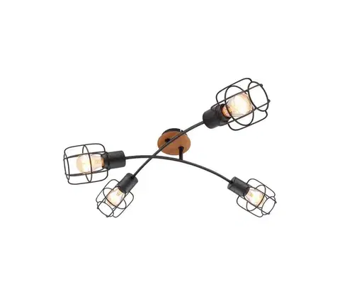 Svietidlá Globo 54037-4D - Prisadený luster WILLA 4xE27/40W/230V 54037-4D