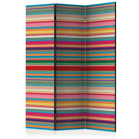 Paravány Paraván Subdued stripes Dekorhome