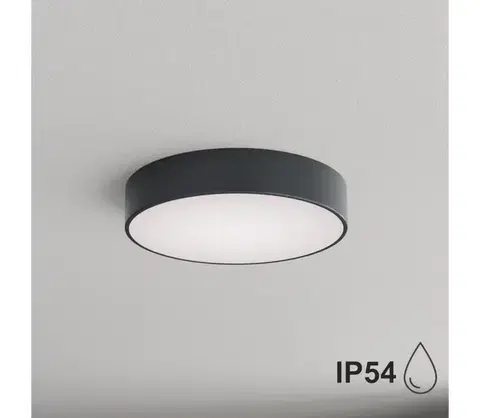 Svietidlá BRILAGI - Kúpeľňové stropné svietidlo CLARE 3xE27/24W/230V pr. 40 cm antracit IP54 8590828125693