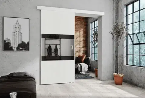 Posuvné dvere KIER Posuvné dvere LUMBA | 80 cm Farba: Biela