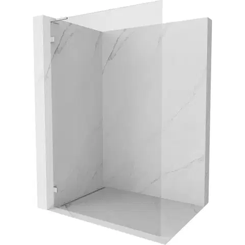 Sprchové dvere MEXEN/S - Lunar L Sprchová zástena WALK-IN ľavá 50 x 200, transparent 8 mm, chróm 830L-050-000-01-00-L