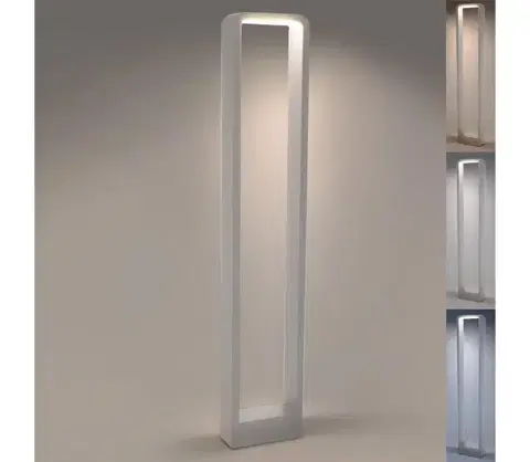 LED osvetlenie BRILAGI - LED Vonkajšia lampa BARI LED/7W/230V 3000/4000/6000K biela IP54 80 cm WO-HR60071-800-OEM-WHT