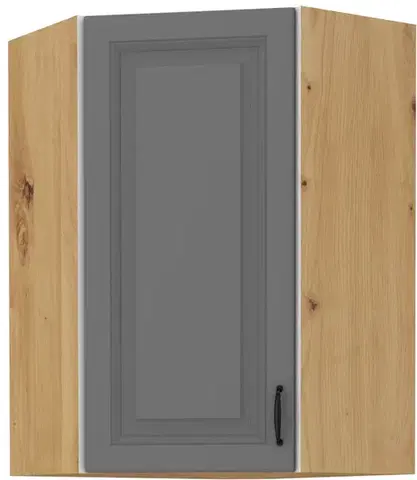 Kuchynské skrinky STELLA 58X58 GN-90 horná skrinka, stredne šedá/dub Artisan