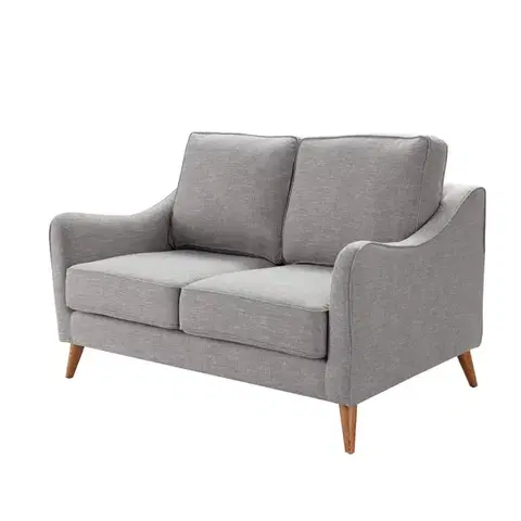 Pohovky Pohovka Venuste grey linen pre 2 osoby