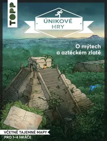 Krížovky, hádanky, hlavolamy Únikové hry: O mýtech a aztéckém zlatě - Sebestian Frenzel,Simon Zimpfer