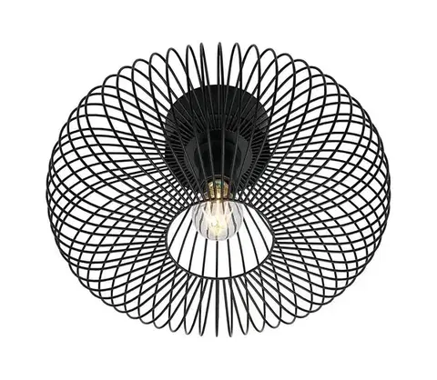 Svietidlá Nordlux - Stropné svietidlo BERONI 1xE27/60W/230V pr. 40,3 cm čierna 2412336003