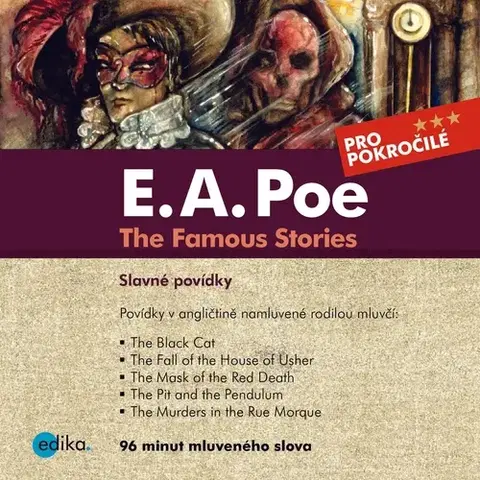 Jazykové učebnice - ostatné Edika Edgar Allan Poe - Famous Stories (EN)