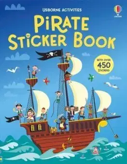 Pre chlapcov Pirate Sticker Book - Fiona Watt,Paul Nicholls