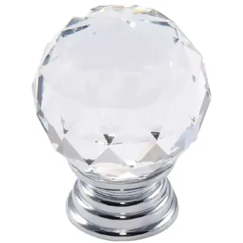 Úchytky a rukoväte Úchytka gks003-30mm krištáľ