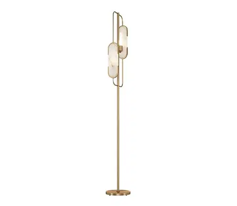 Lampy Maytoni MOD099FL-02G - Stojacia lampa MARMO 2xG9/40W/230V MOD099FL-02G