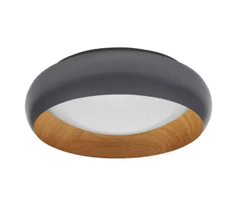 Svietidlá Osram-LED stmievateľné stropné svietidlo ORBIS LIVIA LED/16W/230V priemer 30 cm antracit/hnedá 4099854448188