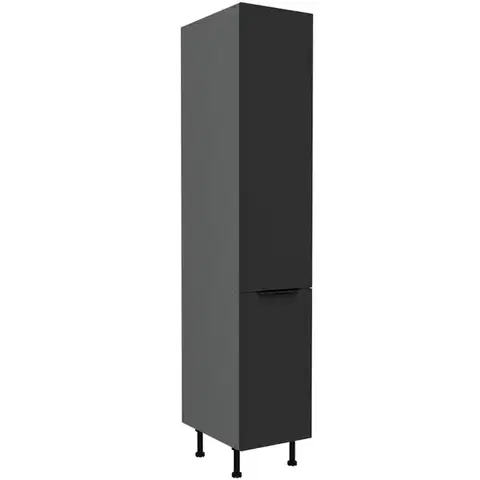 Kuchynské skrinky stojace Kuchynská skrinka Aria-Bl/Ant Anti Fingerprint 40dk-215 2f
