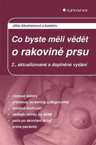 Onkológia Co byste měli vědět o rakovině prsu - 2. vydání - Jitka Abrahámová,Kolektív autorov