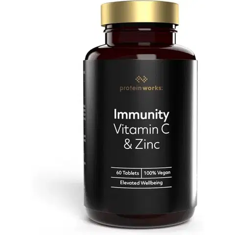 Multivitamíny The Protein Works Immunity Vitamin C & Zinc 60 tab.