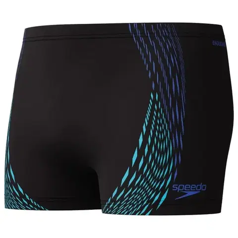 Plavecké plavky Speedo Duo Logo Print Aquashorts Veľkosť: 4