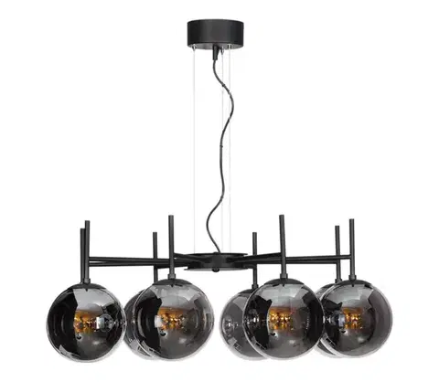 Svietidlá ByRydens 4202030-4505 - Luster na lanku BOYLE 8xE27/5W/230V 4202030-4505