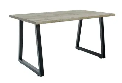 Jedálenské stoly GEORGIA 160 jedálenský stôl, dub Craft sivý