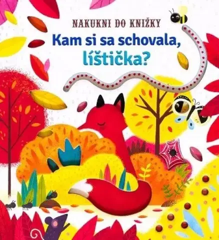 Leporelá, krabičky, puzzle knihy Kam si sa schovala, líštička?