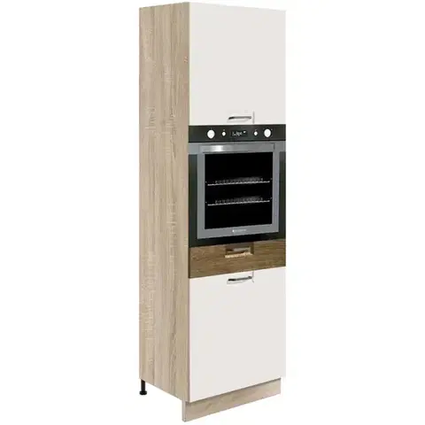 Kuchynské skrinky stojace Skrinka do kuchyne Favorit 20d Sonoma/White+Ribbeck