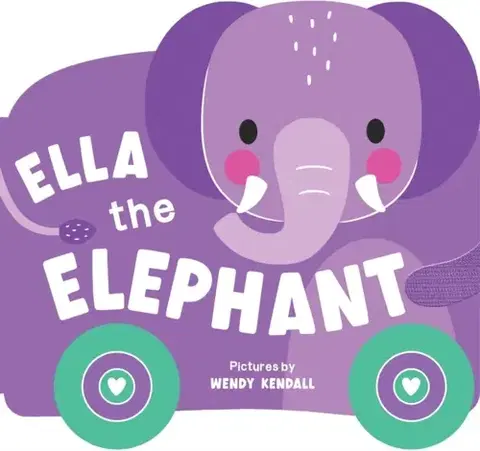 Leporelá, krabičky, puzzle knihy Rolling Pals: Ella the Elephant - duopress