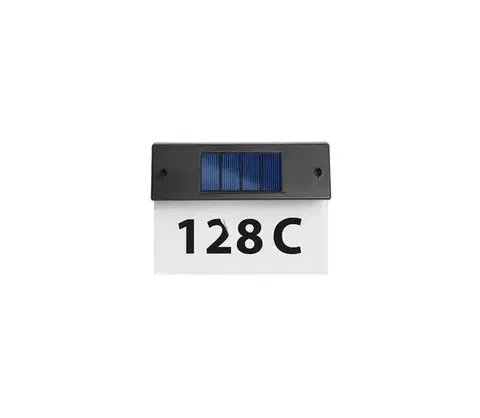 Záhradné lampy  LED Solárne domové číslo LED/1,2V/600 mAh IP44 11446C