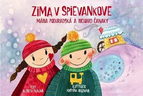 Leporelá, krabičky, puzzle knihy Zima v Spievankove - Alžbeta Skálová