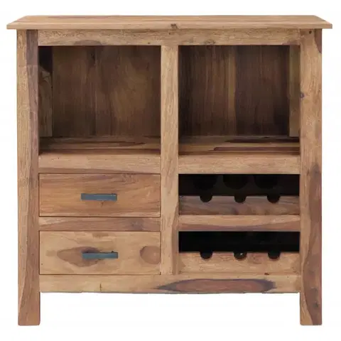 Barové stolíky Barová skriňa Rami 90x90x35 indický masív palisander