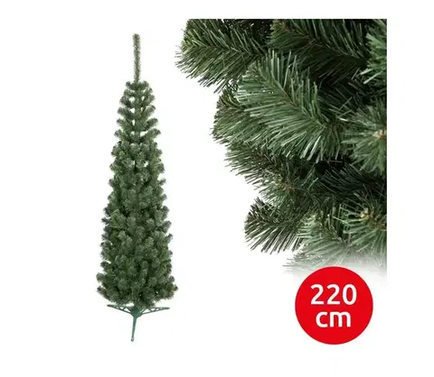 Vianočné dekorácie  Vianočný stromček SLIM 220 cm jedľa JS 220