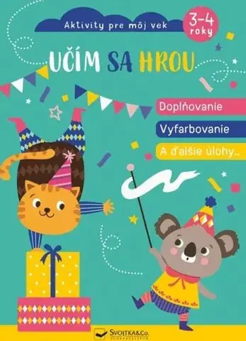 Nalepovačky, vystrihovačky, skladačky Učím sa hrou - Doplňovanie, vyfarbovanie a ďalšie úlohy