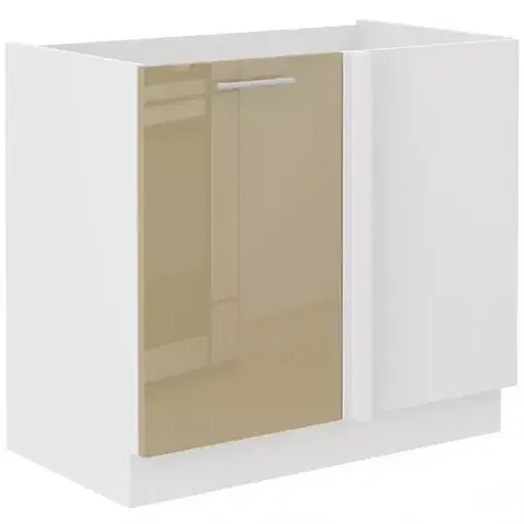 Kuchynské skrinky stojace Kuchynská skrinka Lara105 Nd 1f Bb Mdf Cappucino lesk