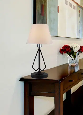 Stolové lampy Stolová lampa Morley Ledea v čiernej/bielej farbe