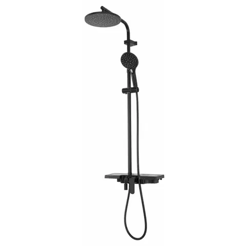 Kúpeľňové batérie REA REA - Sprchový set s batériou 150mm SANTOS čierny REA-P8803