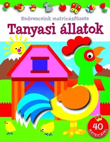 Nalepovačky, vystrihovačky, skladačky Kedvenceink matricásfüzete - Tanyasi állatok