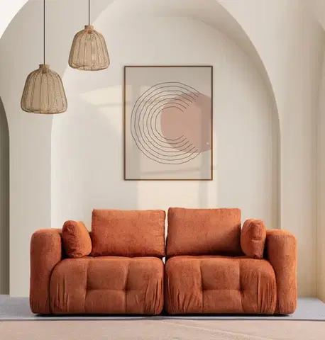 Pohovky a gauče Dvojmiestna pohovka Amaris 2 Seater - Orange