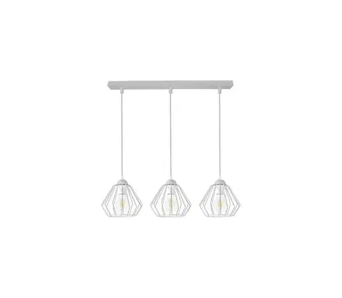 Svietidlá  Luster na lanku CEED 3xE27/60W/230V šedá 0752