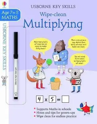 V cudzom jazyku Wipe-Clean Multiplying 7-8 - Holly Bathie,Elisa Paganelli