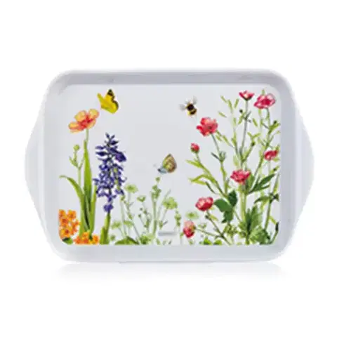 Dekorácie a bytové doplnky Melamínová  servírovacia tácka Meadow 21x14 cm 12530525