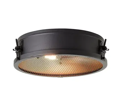 Svietidlá Brilliant - Stropné svietidlo ZOIS 2xE27/28W/230V pr. 34 cm čierna 4004353382673