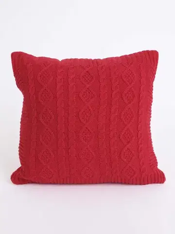 Dekoračné obliečky MKLozkoviny.sk Pletená vianočná obliečka na vankúš 40 x 40 cm - Pletený sveter-  -