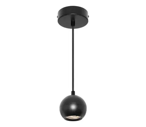 Svietidlá Osram - Závesné svietidlo na lanku SPOT SPHERAL 1xGU10/6W/230V čierne 4099854588525