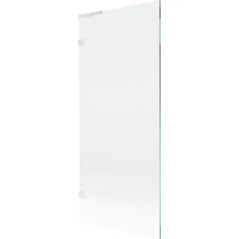 Sprchové dvere MEXEN/S - Lunar L vaňová zástena FIX 80 x 150, transparent, biela 897L-080-000-20-00