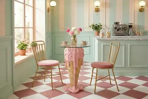 Barové stoličky Barový stôl GELATO Dekorhome