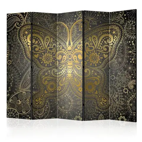 Paravány Paraván Golden Butterfly Dekorhome